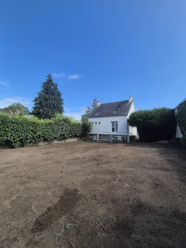 Terrassement maison individuel dans le morbihan