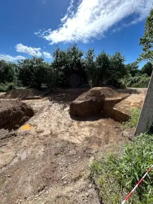 Préparation terrain maison neuve à Quimperlé