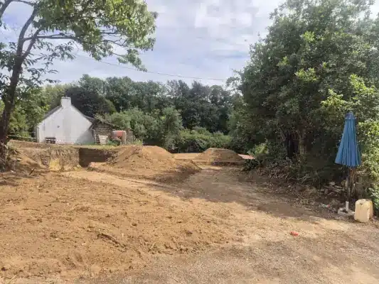 Réalisation d'un terrassement à Concarneau dans le Finistère